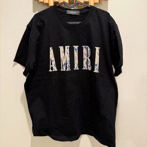 AMIRI Core Paisley Logo Tee – Black